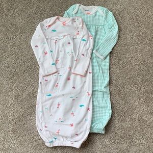 NWOT Carter’s 3mo Nightgowns